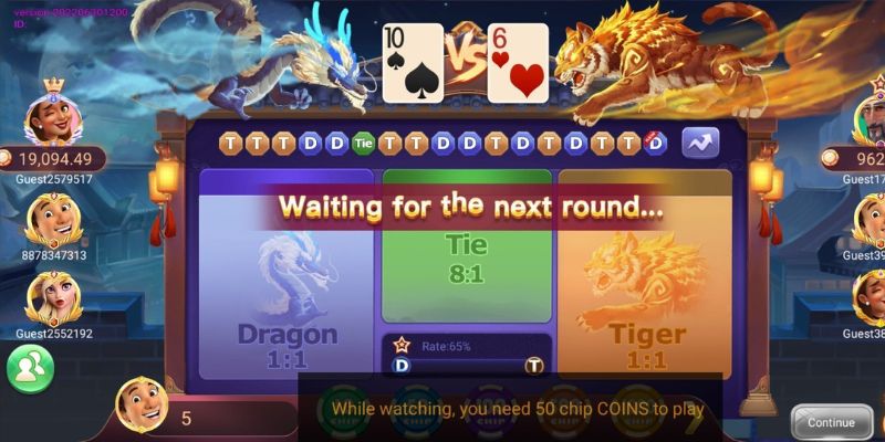 Vài nét sơ qua về game rồng hổ online trên nền tảng 888KBET